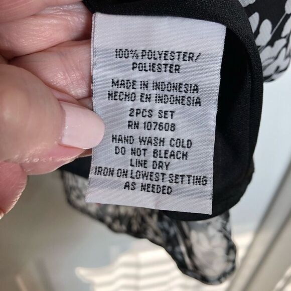 R&K ORIGINALS - 🎉HP🎉 EUC - L Sz 12 2-Piece Dress/Flutter-Sleeves & Boat-Neck - Picture 15 of 16